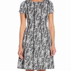 Adrianna Papell Black and White‎ Dress